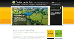 Desktop Screenshot of farmlandinvestorcenter.com